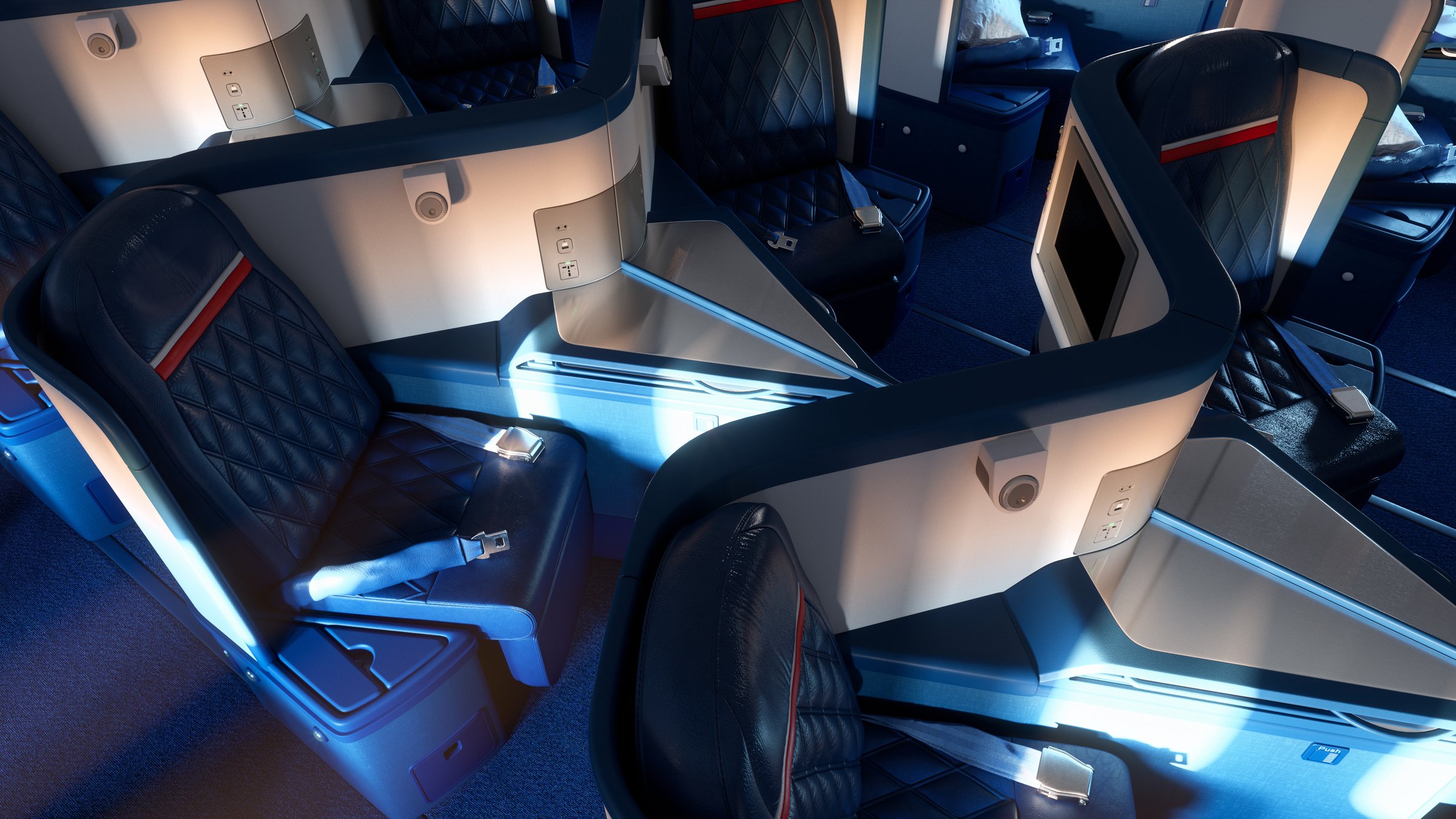 Delta One cabin CGI
