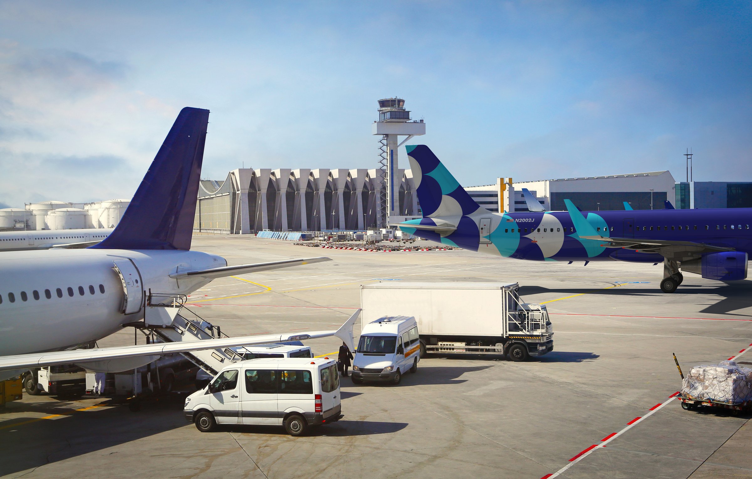 JetBlue livery detail render
