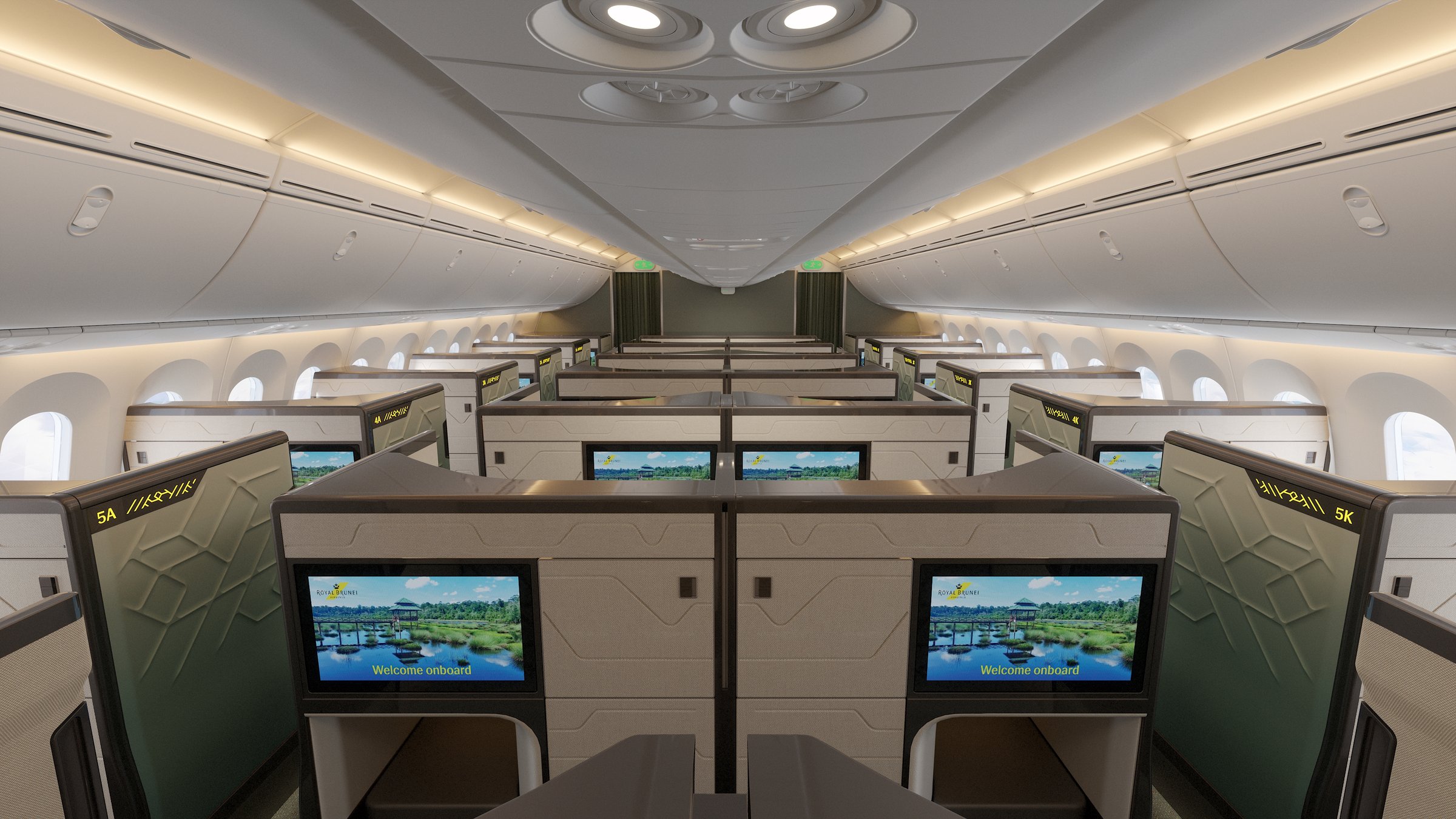 Royal Brunei 787 CGI