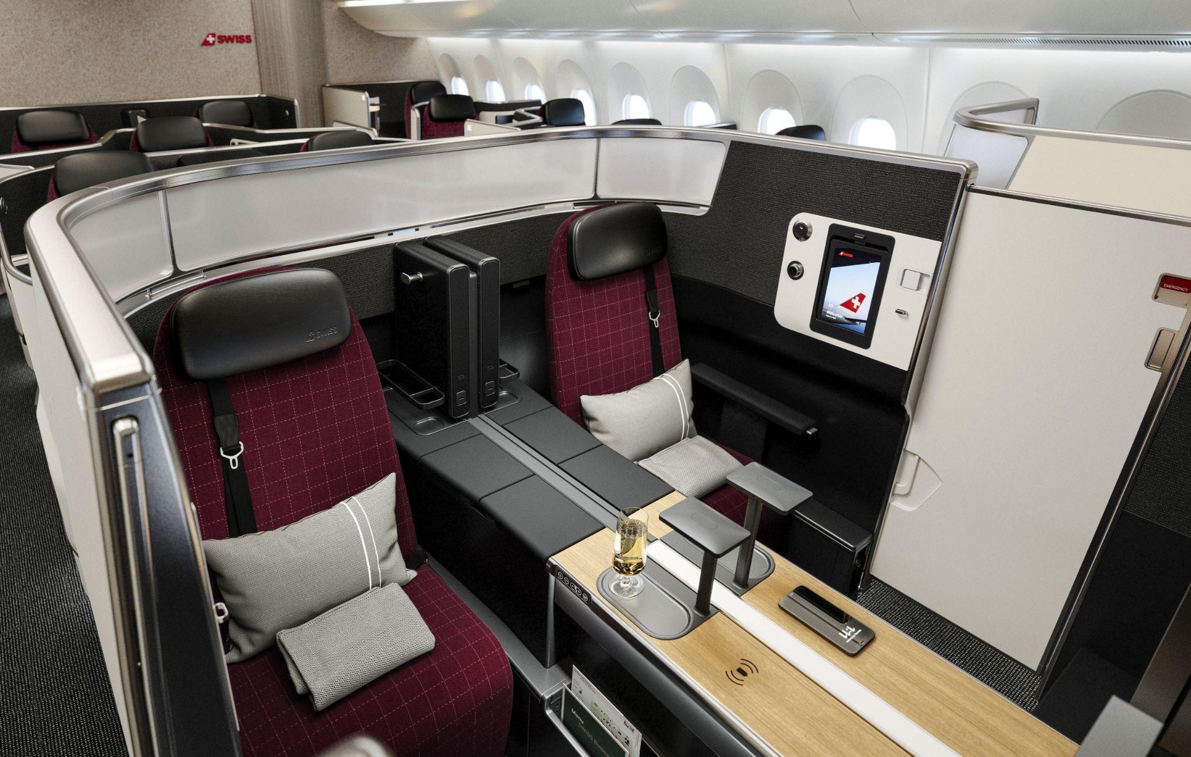 SWISS A350 business class
